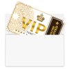 wuguimeii 20 Double-Sided Design Birthday Party Invitations with Envelopes，Movie VIP Party Invitations, Baby Shower Party Invites Supplies Favors（White Gold）