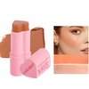 BEUKING Heart Blush Stick, Matte Rouge Stick, Cheek Contour Pen, Long Lasting Water Proof Non-Greasy Smooth, Buildable Lightweight Cream Blush, Easy Application High-Gloss Finish (08#, 0.21 OZ)
