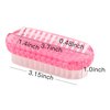 Nail Brush for Cleaning Fingernails Two Sided Hand Fingernail Scrub Brush Soft Stiff Bristles Nails Toes Scrubber for Men Women Kids,4 PCS
