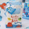 Big Dot of Happiness Under the Sea Critters - Baby Shower or Birthday Party Favor Boxes - Set of 12