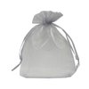Ankirol Sheer Organza Favor Bags 6x8'' For Wedding Baby Shower 100pcs Gift Bags Samples Display Drawstring Pouches (gray)