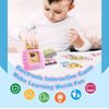 Talking Flash Cards for Toddler 1 2 3 4 Year Olds, Language Learning Toys, Autism Toys, Pocket Speech Therapy Toys, Montessori Toys with 224 Words, Children's Sensory Learning Educational Toys