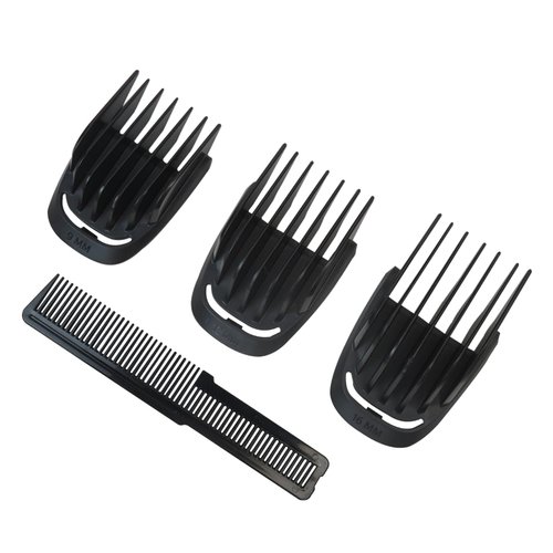 Latest Version Replacement 9mm 12mm 16mm Hair Comb for P-hilips N-orelco Blade MG3750, MG5750, MG7750, MG7770, MG7790 - Black