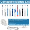 Replacement Electric Toothbrush Charger Fit for Oral B, Inductive Charger Base Compatible with Braun Electric Toothbrush, Portable Environmental ABS Fit for Oral B Electric Toothbrush