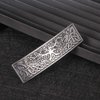 TEAMER Vintage Celtic Knot Hair Clip Metal Tree of Life Barrettes Hair Accessories Styling for Women (Silver)