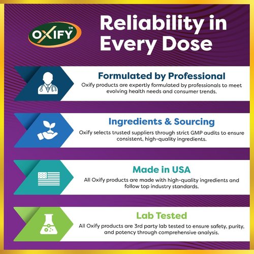 Oxify Pregnenolone 100 mg | 120 Tablets| Gluten-Free, Non-GMO | Supplement Made in USA