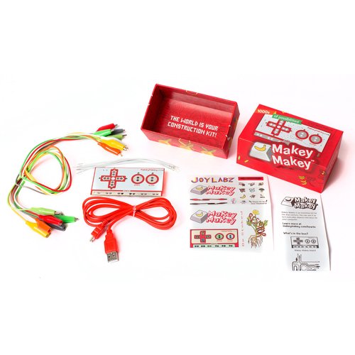 Makey Makey STEM Kit from Joylabz, Educational Science Kits, 1000s of Engineering and Computer Coding Activities, Hands-on Technology Learning Fun, Engineering Kits for Kids, STEM Kits