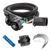 Truck Bed 7-Foot 7-Pin Trailer Wiring Harness Extension Compatible with Chevy, Dodge, Ford, GMC, Toyota Vehicles - Silverado 1500 2500 3500, Ram, F-150 250 350, Sierra, Tundra # 56070