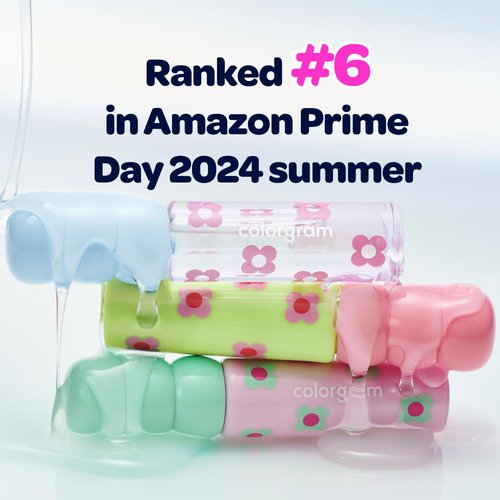 COLORGRAM Fruity Glass Tint 08 Lovely Raspberry | Korean Long Lasting & Waterproof Lip Stain | Glossy Dewy Lip Gloss, Highly Pigmented Raspberry Red Shade with Glowing effect 0.11 Oz.