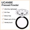 UCANBE White Pressed Setting Powder for Special Effects & Halloween Makeup, Translucent Matte Finishing Powder, Baking White Face Powder for Long Lasting Coverage, Portable Compact