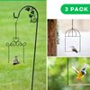 3 Pack Hummingbird Swing Hummingbird Perch Bird Swing Metal Frame Metal Frame Hummingbird Swing with Wooden Dowel Outdoor Bird Perch (3PK)