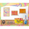 JIUDENG Water Marbling Paint Kit for Kids,Arts and Crafts Gifts for Girls & Boys,7 Colors Marble Painting Art Set DIY,Magic Toys for Birthday School Party Idea Ages 6 7 8 9 10 11 12 Year Old