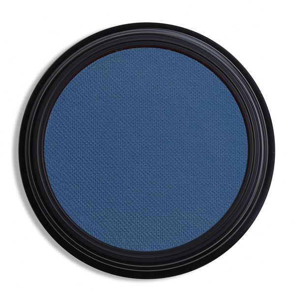 FIVEFULU Single Blue Eyeshadow, Pressed Powder Matte Blue Eye Shadow Palette Make-up, Blendable Long Lasting High Pigment Blue Eye Makeup Halloween Blue Eye Paint & Face Body Paint
