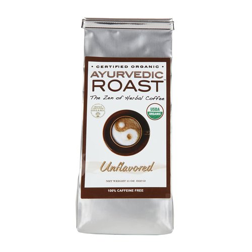 Ayurvedic Roast - Top Caffeine Free Certified Organic Coffee Substitute - Natural Grain Beverage and Herbal Blend that is a Great Non Acidic Coffee Alternative