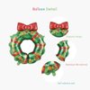 HBLHBLMI Christmas Wreath Balloons for Christmas Party Supplies Birthday Party Decorations - 5Pcs