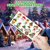 Christmas Temporary Tattoos Themed Merry Christmas Birthday Party Decorations Supplies 96PCS Party Favors Gift Ideal for Boy Girls Cute Noel Xmas Santa Claus Prizes Themed (Elf)