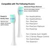 WEQNNM Replacement Toothbrush Heads Compatible with Philips Sonicare:10 Pack Professional Electric Brush Heads for Sonicare 4100 6100 &More Snap-on Handles