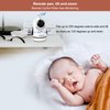 OKAIDI Video Baby Monitor with Camera and Audio, 5" Display Baby Monitor No WiFi, 30H Battery and 1000ft Range Baby Monitor, Remote Pan-Tilt-Zoom Baby Camera, Night Vision, 2-Way Talk, VOX,Temperature