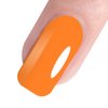 Vishine Nail Gel Polish, 15ml Soak Off Nail Gel Polish Nail Art Manicure Salon DIY at Home Long-lasting - Hot Orange 0.5 OZ