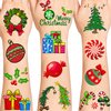 Christmas Temporary Tattoos, Christmas Fake Tattoos Stickers, Christmas Party Favors, Christmas Party Supplies Favors Holiday Decors, Christmas Gift for Girls Boys Kids Adults