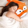 Fox Stuffed Animal-20" Fox Plush Pillow, Orange Fox Plushies, Stuffed Fox Plush Toy Cute Foxy Stuffed Animal Fox Plushie Pillow, Room Decor Chrismas Birthday Gifts for Kids Girls Boys Girlfriend