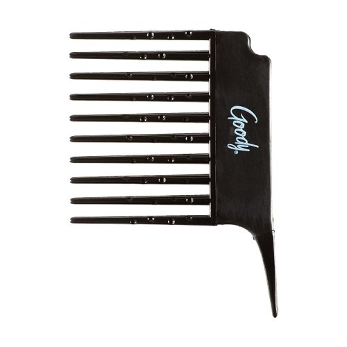 Goody Total Texture Pick Comb - Black - Detangling Hair Comb Great Designed for Creating Maximum Lift and Volume - Durable for Everyday and Professional Use - Tapered Handle