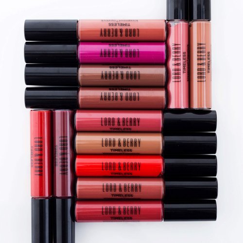 Lord & Berry Timeless Kissproof Semi Matte Liquid Lipsticks Ultra Light & Thin Coverage for Smooth & Nourished Lips Long Lasting Lipstick for Women, Vegan & Cruelty Free Makeup Set, Perfect Nude