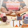 UzecPk 77 Pcs Thick Pipe Cleaners Craft 18 Pcs 39Inches Jumbo Coral Fleece Material Pipe Cleaners Chenille Stems Pipe Cleaner Craft Pipe Cleaners Kit Pipe Stems DIY Creative Decoration