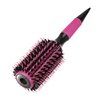 VOCOSTE Round Hair Brush, Hair Brushes for Women, Nylon Bristle Pins Round Brush, Styling Hair Brush for Wet, Dry, Wig, Straight Hair, Pink, 10.04"x2.76"