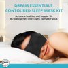 Wild Essentials® Sweet Dreams™ Comfortable & Contoured Sleep Mask Kit with Carry Pouch and Moldex® Ear Plugs, Travel Set, Gift