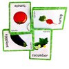 Set of Vegetables Flash Cards for Toddlers(20 pc) | Kids Learning Flashcard & Montessori Pocket Cards Toys | Perfect for Pre-K Decor Background Wall Stickers, Teacher/Autism Therapists Tools