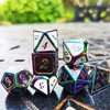 HAOMEJA DND Metal dice Color Changing Temperature dice D&D Set Dungeons and Dragons Role Playing Dice Black White