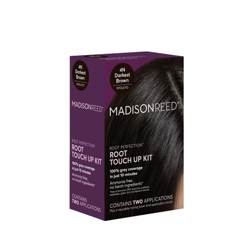 Madison Reed Root Perfection Permanent Root Touch Up, Darkest Brown 4N Spoleto, 10 Minutes for 10...
