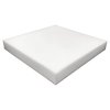 Foamma 3" x 22" x 22" High Density Upholstery Foam Padding, Thick-Custom Pillow, Chair, and Couch Cushion Replacement Foam, Craft Foam Upholstery Supplies, Foam Pad for Cushions and Seat Repair