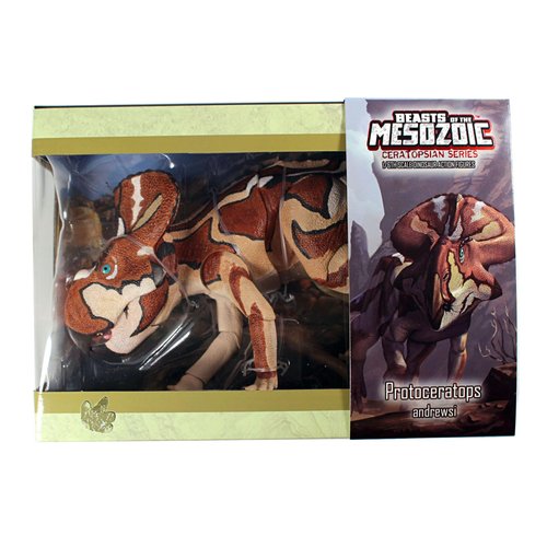 Beasts of the Mesozoic: Protoceratops Andrewsi - 1/6th Scale Dinosaur Action Figure - 12" Articulated Collectible Miniature, Hand-Painted