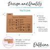 OUTSHINE Premium Kraft Recipe Cards Dividers 4x6 with Tabs (Set of 24) | Recipe Box Dividers Made of Thick Cardstock | Includes 28 Adhesive Labels and Printed Cooking Tips | Best Kitchen Gift