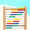 Artist Unknown Abacus for Kids Math Preschool Number Learning Classic Wooden Toy Developmental Toy Wooden Beads 8 Extension Activities Great Gift Toddler Girls and Boys