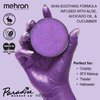 Mehron Makeup Paradise Makeup AQ Pro Size | Stage & Screen, Face & Body Painting, Special FX, Beauty, Cosplay, and Halloween | Water Activated Face Paint & Body Paint 1.4 oz (40 g) (Metallic Purple)