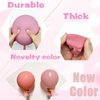 Double Stuffed Dusty Pink Balloon Arch, Double Pink Balloons Different Sizes 18/12/10/5 Inch,Pastel Blush Pink Balloons Garland for Boho Party, Baby Shower, Birthday, Weddings(Light Rosewood)