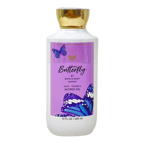 Bath & Body Works Butterfly 3 Pack Shower Gel Bundle with a Lavender Dream Bar Soap - Full Size
