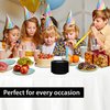 Hanna K. Signature Black Plastic Plates 7 Inch - 50 count - Plastic Solid Round Party Plates For Weddings, BBQs, Birthday Plates - Disposable Black Plates - Plastic Dessert Plates