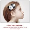 FOMIYES Plush Panda Hair Clip Hairpin Barrette Cute Fluffy Hair Accessory Women Girls Kids Adorable Animal Hair Decoration