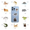 100 Pack Jungle Safari Zoo Animal Stickers, Jungle Party Favors, Party Decorations