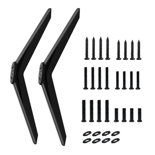 TV Stand Base TV Legs Compatible with TCL 28 32 40 43 49 50 55 65 Inch 4K UHD HDR Roku Smart TV, TV Stand Legs for TCL TV Model 28S305, 32S330, 40S330, 43S423, 43S425, 49S321, 50S425, 55S423, 65S453
