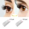 Premade Volume Eyelash Extensions 8D-C-0.07-14 Short Stem Premade Fans Eyelash Extensions 9 to 20 mm Volume Lash Extensions .07 .10 Pre made Lash Fans C D Curl (8D-C-0.07,14mm)
