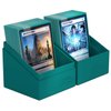Ultimate Guard Boulder Solid 100+, Deck Case for 100 Double-Sleeved TCG Cards, Petrol, Secure & Durable Storage for Trading Card Games, No Transparency