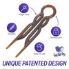 Good Hair Days Hair Pins - Plastic, U-shaped Magic Grip Hairpins, Strong Durable Pins For Fine, Thick & Long Hair, Hair Styling Accessories, Set of 20 (Tortoise Shell)