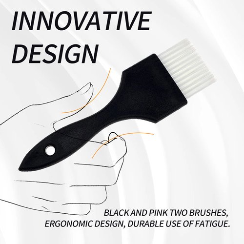 2 pack Hair Coloring Brush Set -Hair Dye Brush with Color Bowl and Brushes - Hair Color Application Kit for Salon and Home Use, Professional Hair Stylist Tools