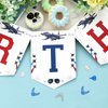 Fighter Pilot Happy Birthday Banner, Red and Blue Fighter Jet/Airplane/Aircraft/Air Force Bunting Garland, Aviator Aviation Themed Birthday Party Decoration Supplies