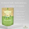 Bilberry Leaf Tea - Pure Herbal Tea Series by Palm Beach Herbals (30ct) [Packaging May Vary]